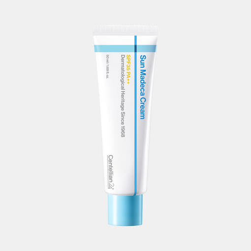 CENTELLIAN24 Sun Madeca Sonnencreme mit SPF 50, 50 ml, tägliche Gesichtspflege mit Centella-Schutz, cremige Textur
