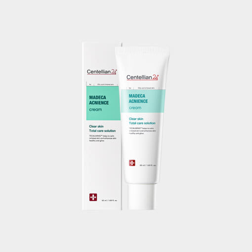 Centellian24 Madeca Acnience Creme in 50 ml, beruhigende Anti-Akne Creme mit Centella und TECALMING, für reine Haut