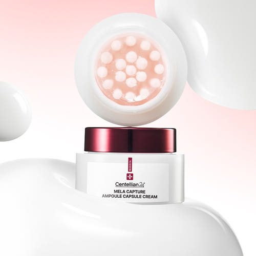 CENTELLIAN24 Mela Capture Ampoule Capsule Cream, aufhellende Creme gegen Pigmentflecken, 55 ml, in einer weißen Tubenverpackung