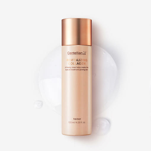 Centellian24 Revitalisierender Kollagen-Toner in 120 ml, Feuchtigkeitstoner mit Centella für Elastizität, auf einem weißen Hintergrund.