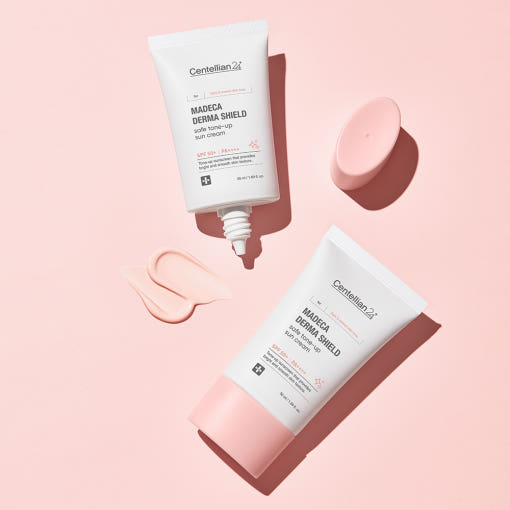 Centellian24 Madeca Derma Shield Safe Tone Up Sun Cream, Sonnencreme SPF50+ PA++++, 50 ml, mit aufhellender Wirkung