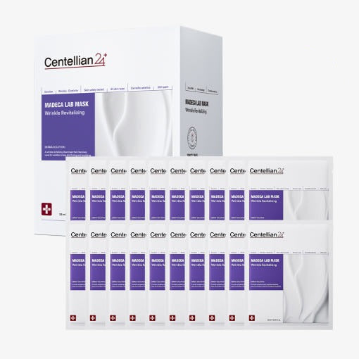 Centellian24 Madeca LAB Anti-Aging Tuchmaske mit Centella gegen Falten, 20 Stück, revitalisierende Gesichtspflege in 23 ml Beuteln