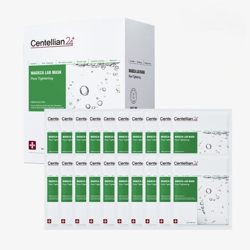 Centellian24 Madeca LAB Porenverfeinernde Tuchmaske mit Centella, 20 Stück, 23 ml für reine, straffe Haut