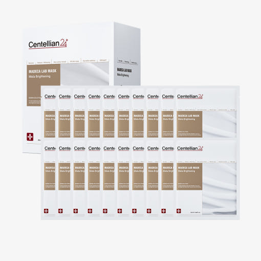 Centellian24 Madeca LAB Mela Brightening Mask, aufhellende Tuchmaske mit Centella gegen dunkle Flecken, 20 Stück, 23 ml