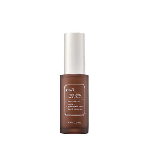 KLAIRS Maple Energy Infusing Serum mit Ahornextrakt und Peptiden, 30 ml, nährendes Gesichtsserum in einer Flasche