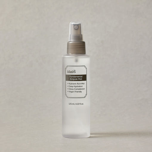 KLAIRS Fundamental Ampule Mist mit Jeju-Grüntee, Feuchtigkeitsmist in 125 ml Flasche, erfrischt und spendet Feuchtigkeit.