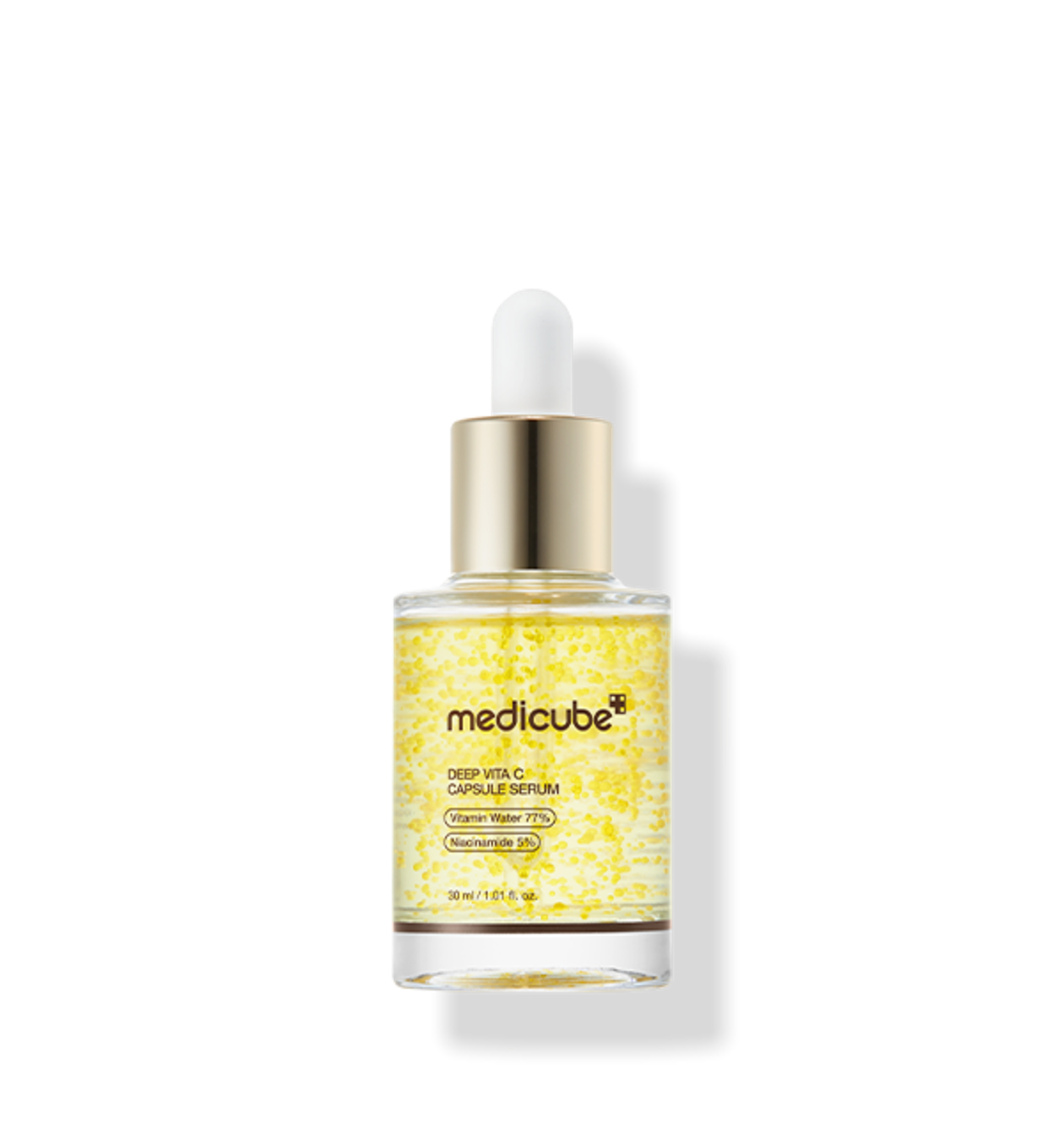 medicube Deep Vita C Serum mit Vitamin C in 30 ml Flasche, für strahlende Haut und sofortigen Glow