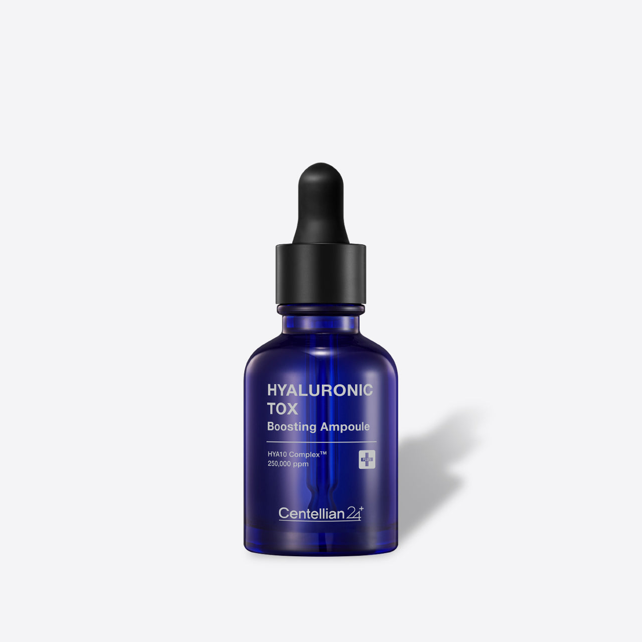 Centellian24 Hyaluronic Tox Ampulle, intensive Feuchtigkeits-Ampulle mit 10-fach Hyaluron, 30 ml, auf einem weißen Hintergrund.