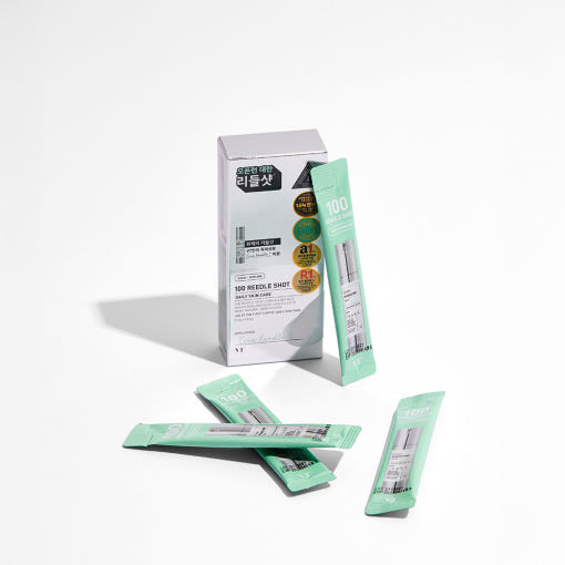 VT Reedle Shot 100 Stick Pouch, einzelne Ampullen für unterwegs, 2 ml, praktische Packung mit 10 Stück