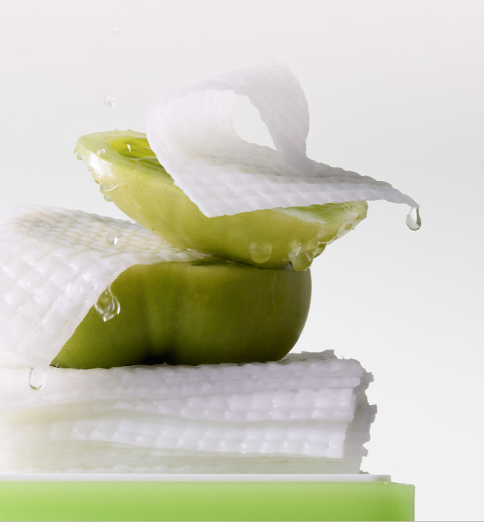 SUNGBOON EDITOR Green Tomato NMN Peeling Pad, 170ml, mit Pads zur Porenreinigung und Hauterneuerung, geöffnete Verpackung