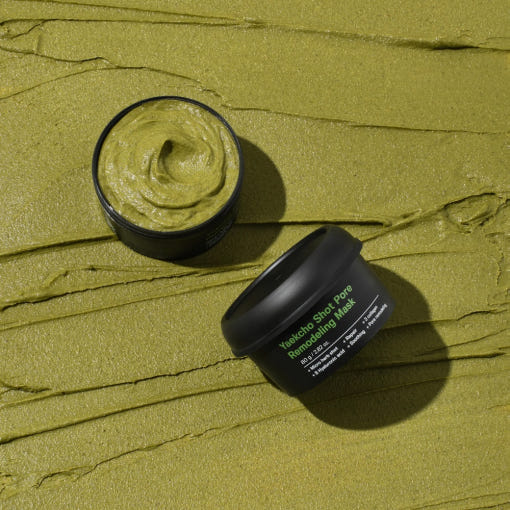 SUNGBOON EDITOR Yakcho Shot Pore Remodeling Maske Pack 100g, pflegende Hautmaske gegen verstopfte Poren, sichtbar auf der Verpackung