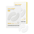 SUNGBOON EDITOR Deep Collagen Melting Augenpatches, 12 Stück, feuchtigkeitsspendende und straffende Augenpflege in kleinen Patch-Formen