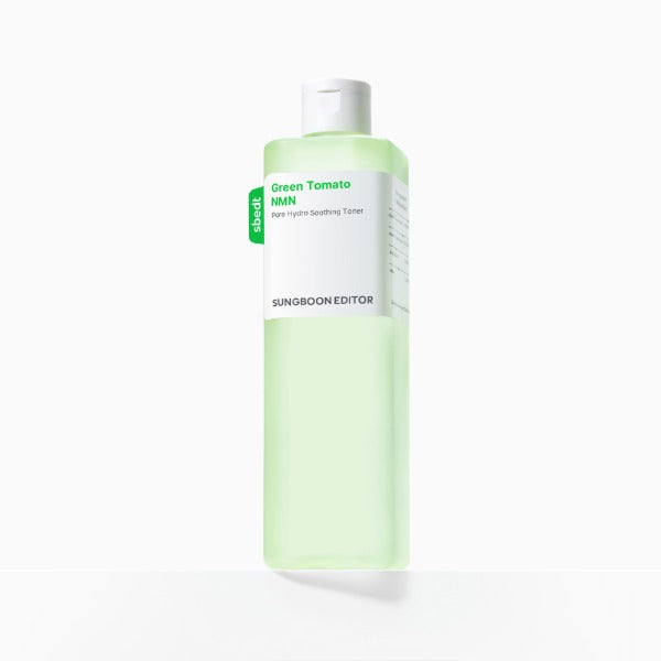 SUNGBOON EDITOR Green Tomato NMN Toner 350ml, feuchtigkeitsspendender Gesichtswasser mit grüner Tomate und feuchtigkeitsspendenden Inhaltsstoffen