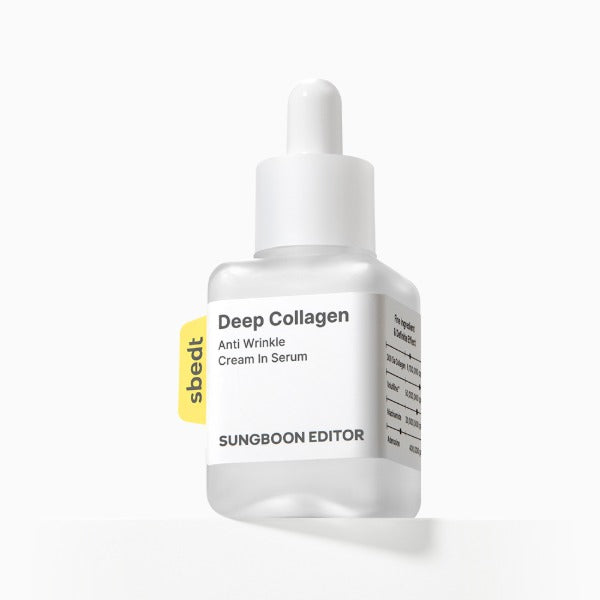 SUNGBOON EDITOR Deep Collagen Anti-Wrinkle Serum in 40ml Flasche, hautpflegendes Serum gegen Falten und für mehr Elastizität