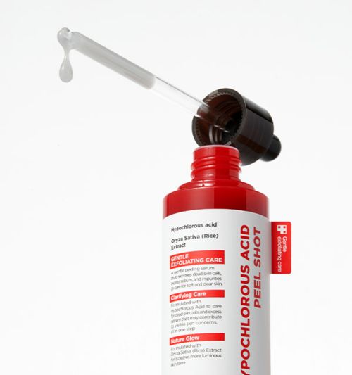 medicube Hypochlorous Acid Peel Shot Ampoule mit Reisextrakt, sanftes Peeling-Serum gegen Hautunreinheiten, 80 ml