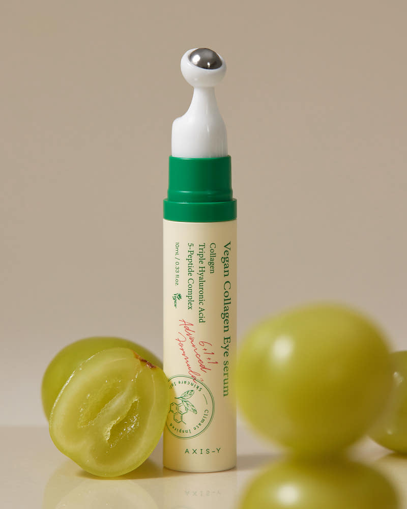 AXIS-Y Vegan Collagen Augenserum, 10ml Flasche mit Pumpspender, für strahlende und gepflegte Augenpartie