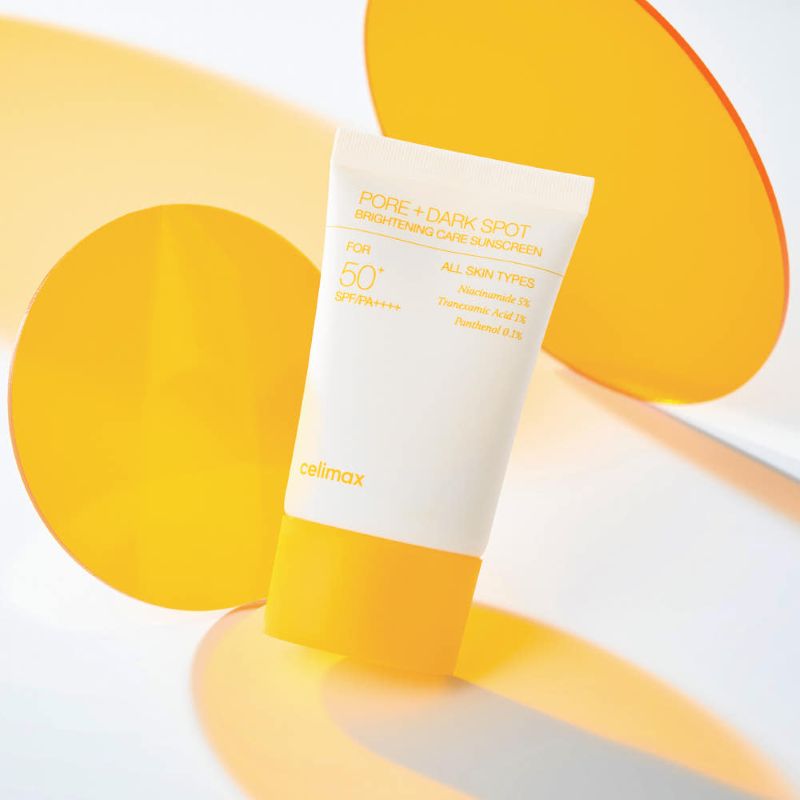 Celimax Pore+ Dark Spot Brightening Sunscreen SPF50+ PA++++ in 50ml, lichtschutzcreme gegen dunkle Flecken und Porenverfeinerung