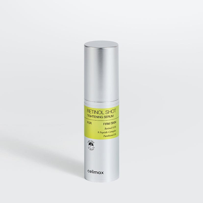 Celimax The Vita A Retinol Shot Serum in 30ml Flasche, hochwertiges Gesichtssamder für straffende Hautpflege.