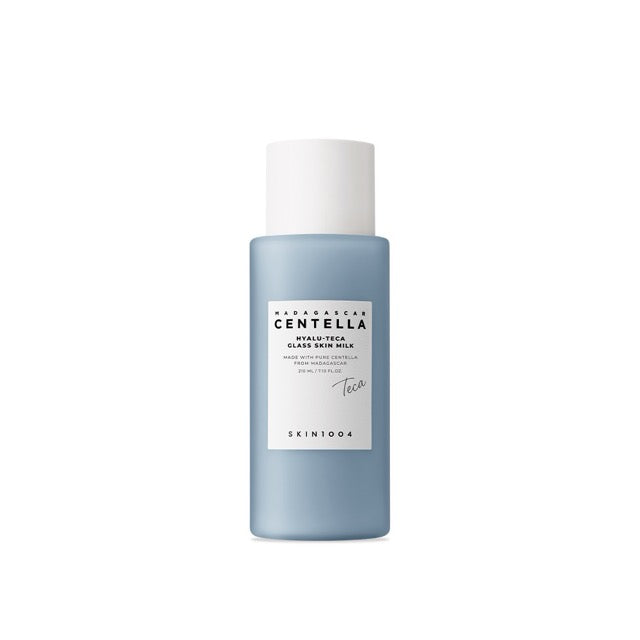 SKIN1004 Hyalu-Teca Glass Skin Milch – feuchtigkeitsspendende Essence in 210 ml Flasche, glatte, strahlende Haut