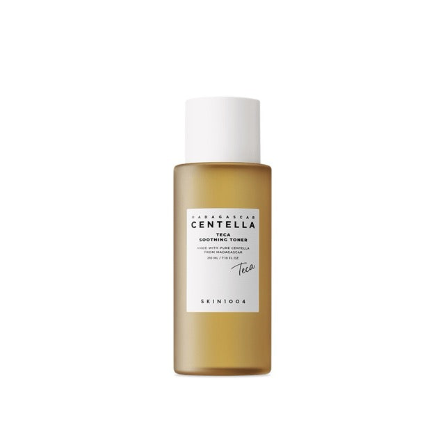 SKIN1004 Centella Teca Beruhigender Toner für empfindliche Haut, 210 ml Flasche mit transparentem Design