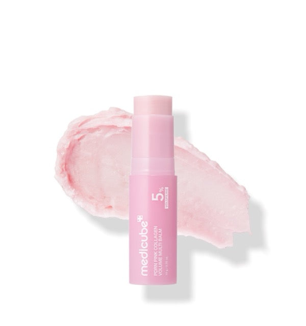 medicube PDRN Pink Collagen Volume Multi Balm, Multi-Balm mit Volufiline und PDRN, 10 g, gepflegte Haut und Volumen
