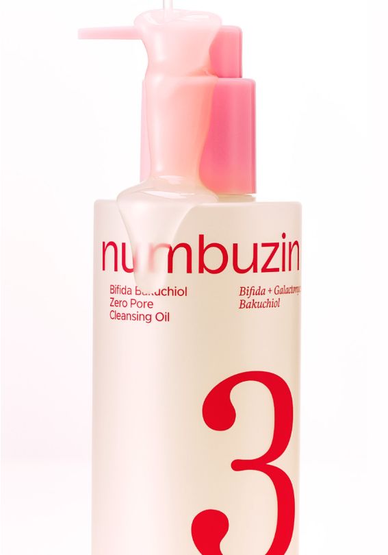 Numbuzin No.3 Bifida Bakuchiol Zero Pore Reinigungsöl, 200 ml, Flasche mit Pumpverschluss, Enzym-Reinigungsöl für porenfreie Haut