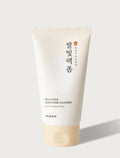 MIZON Rice Water Glow Mask Reinigungsschaum in 150ml Flasche, sichtbare Schaumtextur, für sanfte Gesichtsreinigung