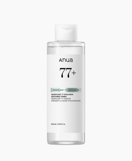 Anua Heartleaf 77 Hyaluron Beruhigungstoner, 250 ml, feuchtigkeitsspendender Toner mit Herzblatt-Extrakt für empfindliche Haut