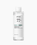 Anua Heartleaf 77 Hyaluron beruhigender Feuchtigkeits-Toner in 250 ml Flasche, mit sanfter Textur und hautberuhigender Wirkung.
