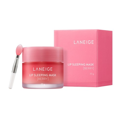 LANEIGE Lip Sleeping Mask mit Beeren, intensive Lippenpflege-Nachtmaske, 20 g, cremige Textur für gepflegte Lippen.