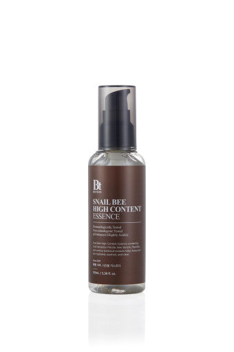 Benton Snail Bee High Content Essence in einer 100ml Flasche, flüssige Hautpflege mit Schnecken- und Bienenextrakten.