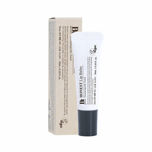 Benton Honest Lip Balm in 10ml, pflegender Lippenbalsam mit natürlicher Formel, zeigt den verschlossenen Tiegel vor weißem Hintergrund.