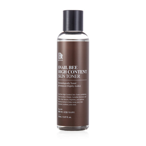 Benton Snail Bee High Content Skin Toner in 150ml Flasche, sichtbare Produktverpackung auf weißem Hintergrund