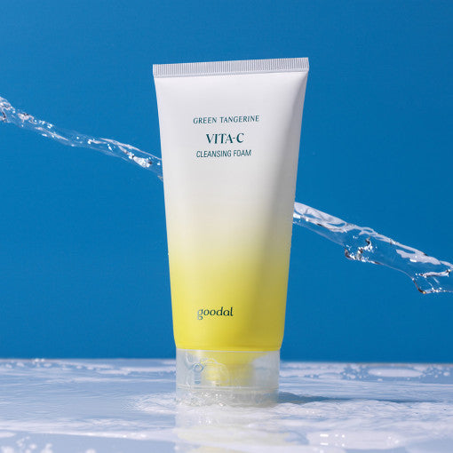 goodal Green Tangerine Vita C Reinigungsfoam, 150ml, schäumende Gesichtsreinigung mit grüner Mandarine und Vitamin C