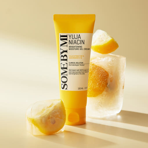 SOME BY MI Yuja Niacin Brightening Moisture Gel-Creme, aufhellende Gesichtsgelcreme mit Yuja und Niacinamid, 100 ml