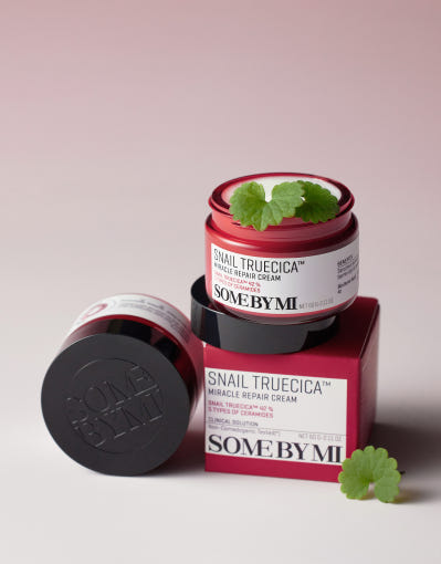 SOME BY MI Snail Truecica Miracle Repair Creme, feuchtigkeitsspendende Hautcreme mit Schnecken-Extrakt, 60 g