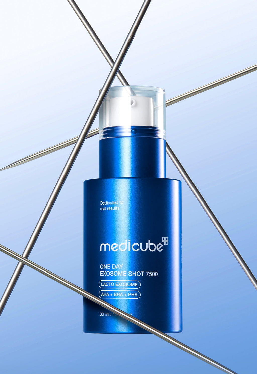 medicube One Day Exosome Shot Pore Ampulle, 30 ml, mit 7500ppm Exosomen zur Porenverfeinerung, flüssige Hautpflege