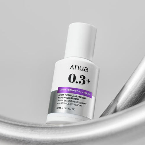 Anua Nano Retinol 0,3% + Niacin Serum in 30 ml Flasche, erneuerndes Anti-Aging Serum mit feiner Textur, Hauptbild