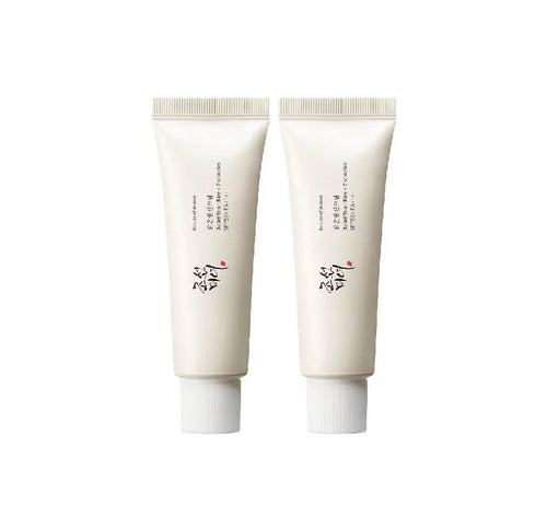 Beauty of Joseon Sonnencreme mit Reispuder und Probiotika, SPF50+ PA++++, Doppelpack, 2 x 50 ml, für Sonnenschutz und Hautpflege
